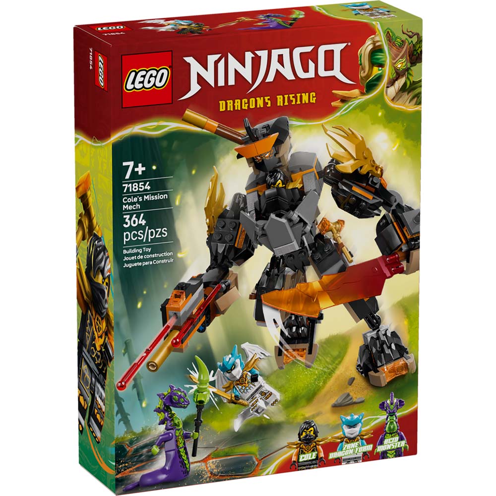 LEGO 樂高71854 202601 旋風忍者系列- 阿剛的任務機械人和龍形冰忍