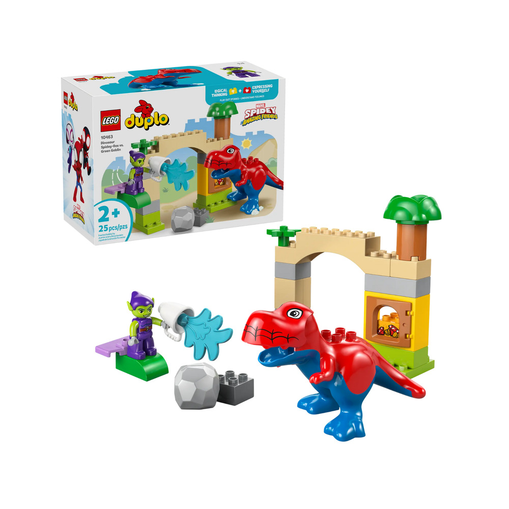LEGO 樂高 Dinosaur Spidey-Rex 大戰綠惡魔