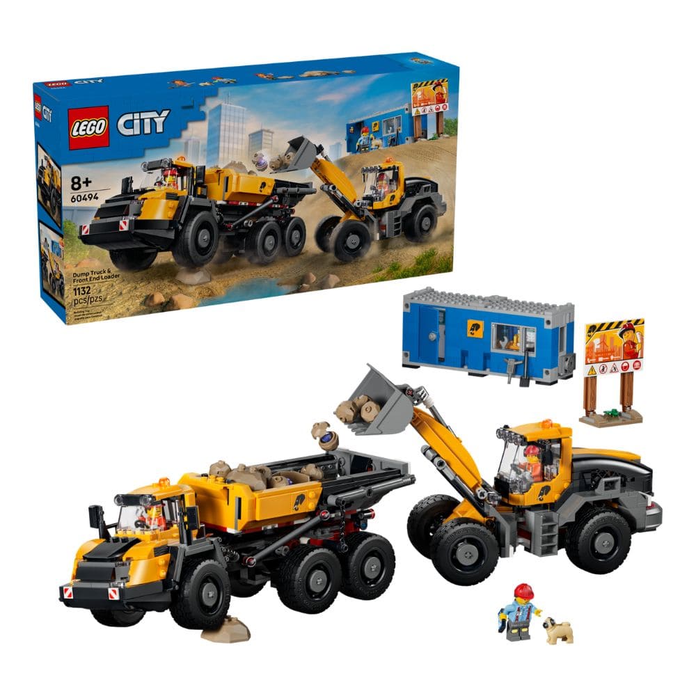 LEGO 樂高 60494 傾卸式卡車與前端裝載機