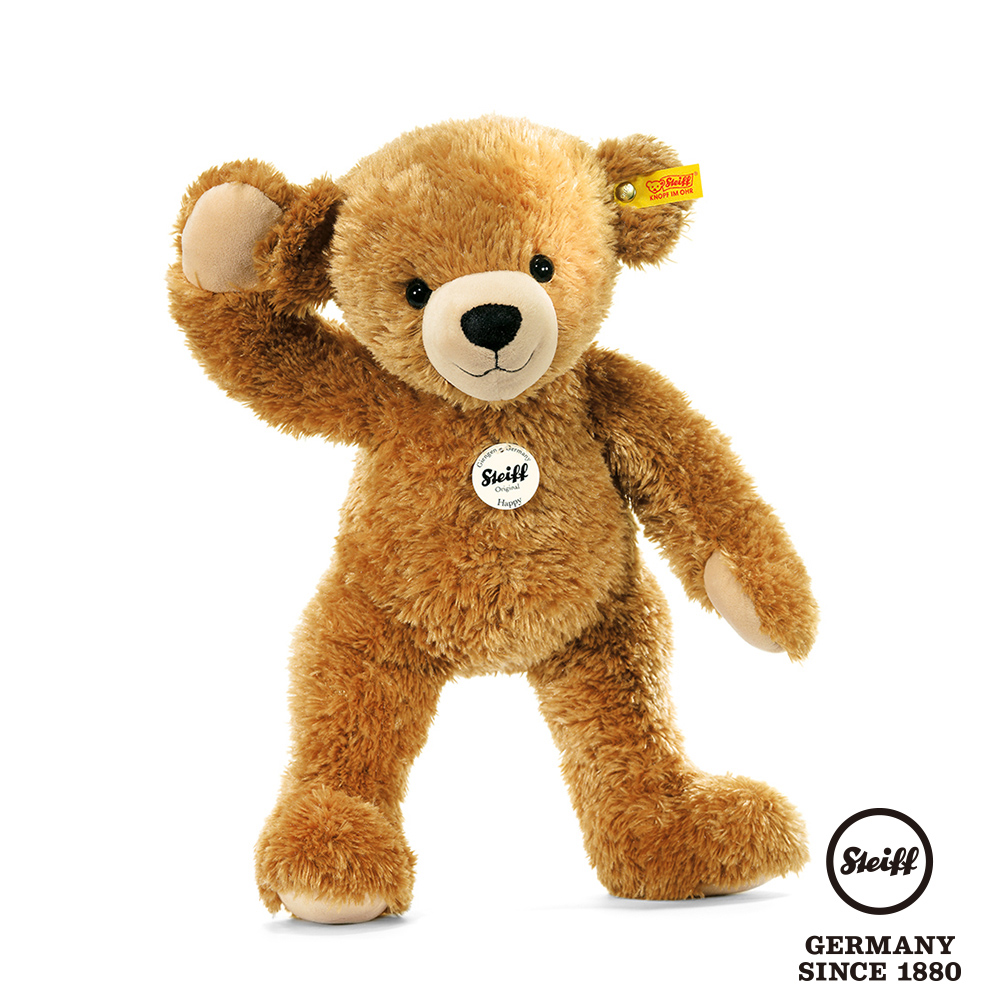 STEIFF 金耳釦泰迪熊 Happy Teddy Bear (經典_黃標)