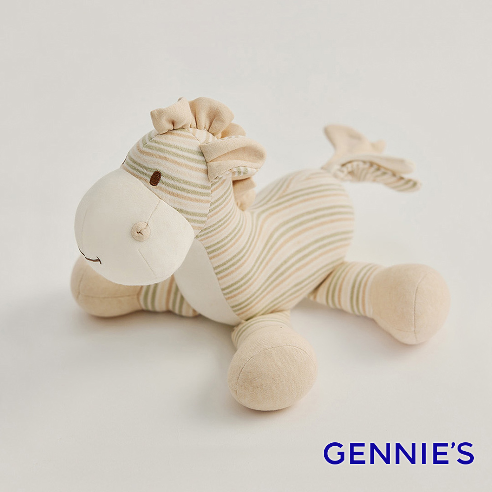 Gennies 奇妮 摩卡斑斑寶寶安撫玩具30x24cm(安撫玩偶 安撫娃娃 新生兒 馬年禮物)