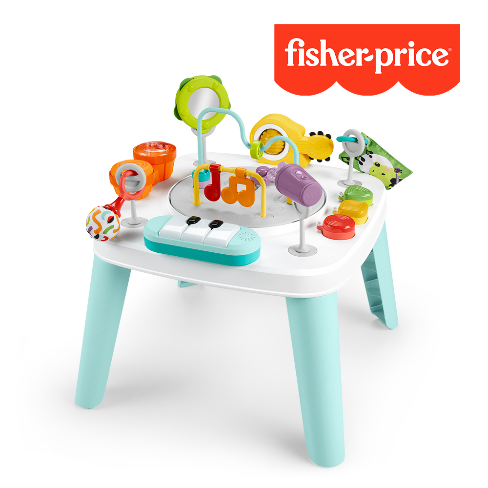 Fisher-Price 費雪牌 【奇哥】費雪 趣味學習三合一遊戲桌