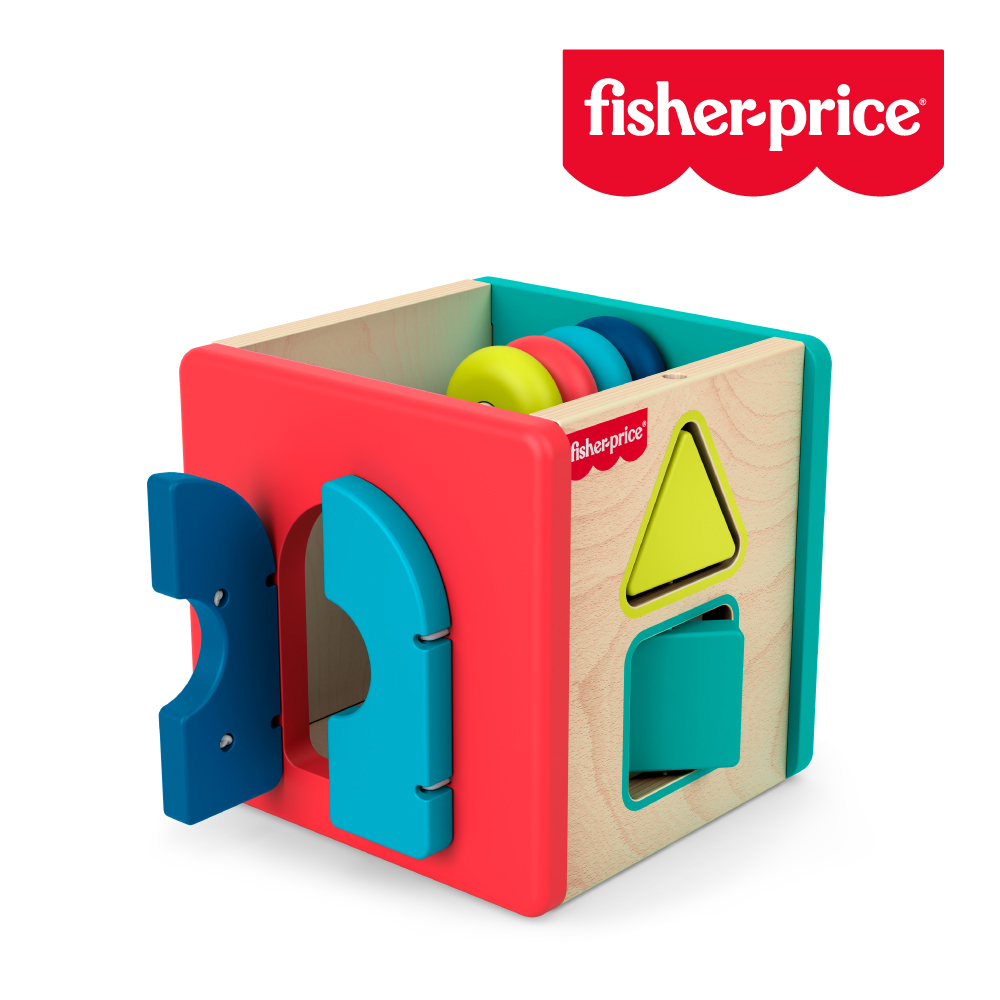 Fisher-Price 費雪牌 【奇哥】費雪 木製活動方塊