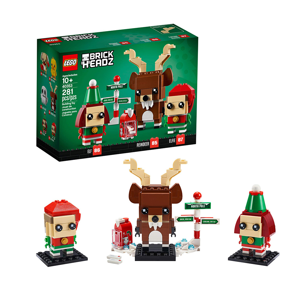 LEGO 樂高 積木 耶誕系列 聖誕麋鹿 BrickHead 40353w