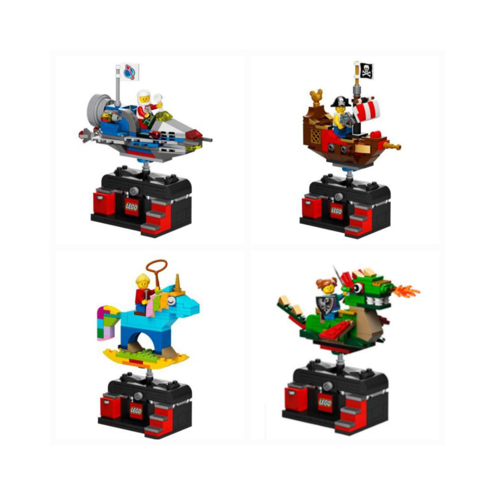 LEGO 樂高 積木 2022 Bricktober 冒險騎士 太空 海盜 奇幻 飛龍 冒險旅程 四款一組W