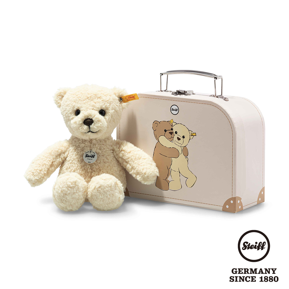 STEIFF 金耳釦泰迪熊 德國- Ben Teddy bear in suitcase (行李箱系列)