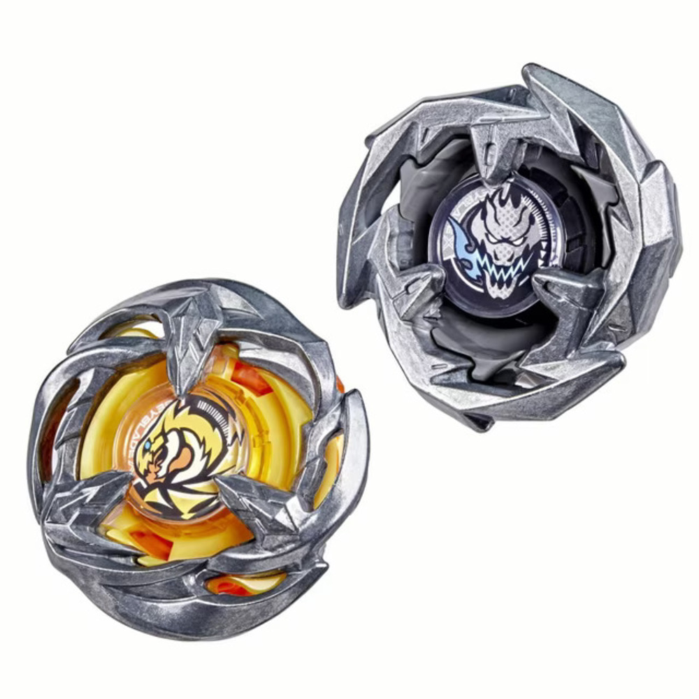 TAKARA TOMY Beyblade X 戰鬥陀螺X 兩入組 翔龍神劍 珍珠猛虎 腕龍鞭打 鯊魚(美版)