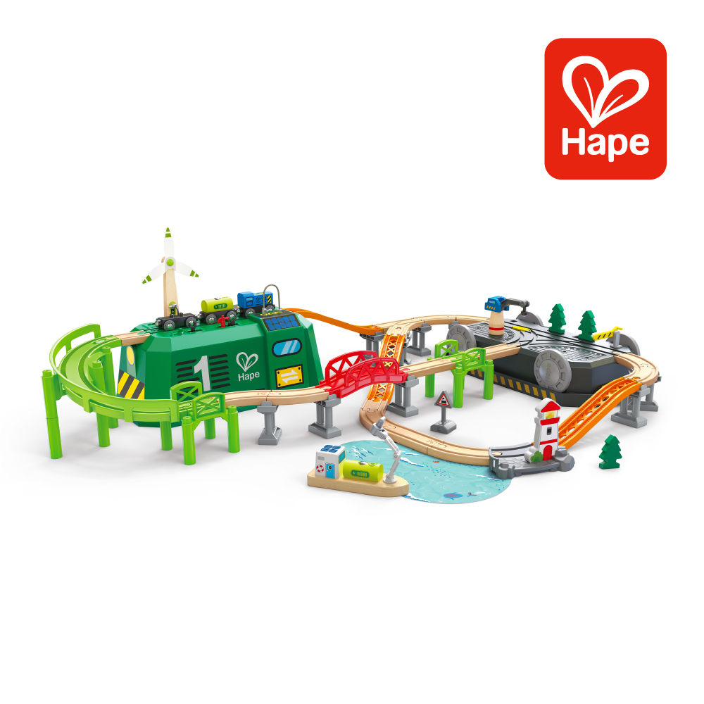 Hape 德國Hape 綠色能源火車收納組合