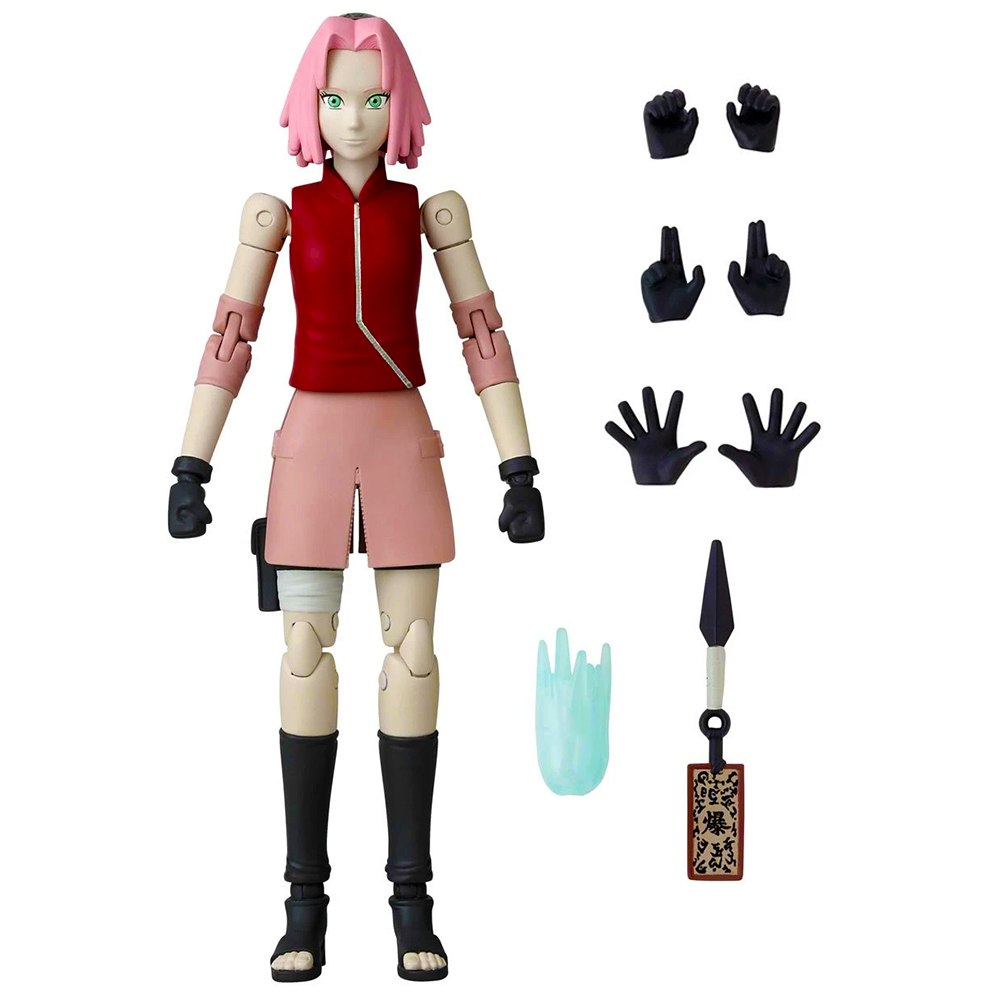 BANDAI 萬代 美版 火影忍者 可動公仔 春野櫻 BT36909