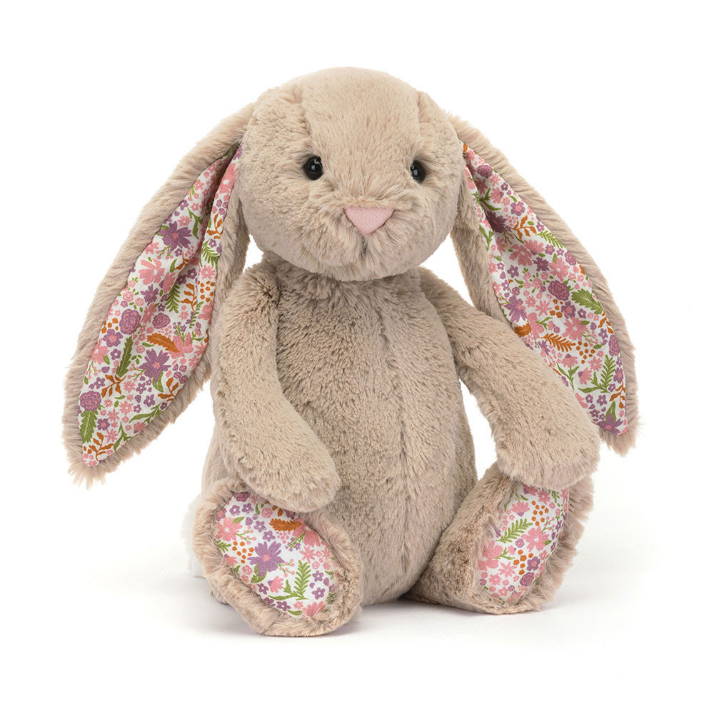 JELLYCAT 碎花拿鐵灰兔/ Petal/ 31cm