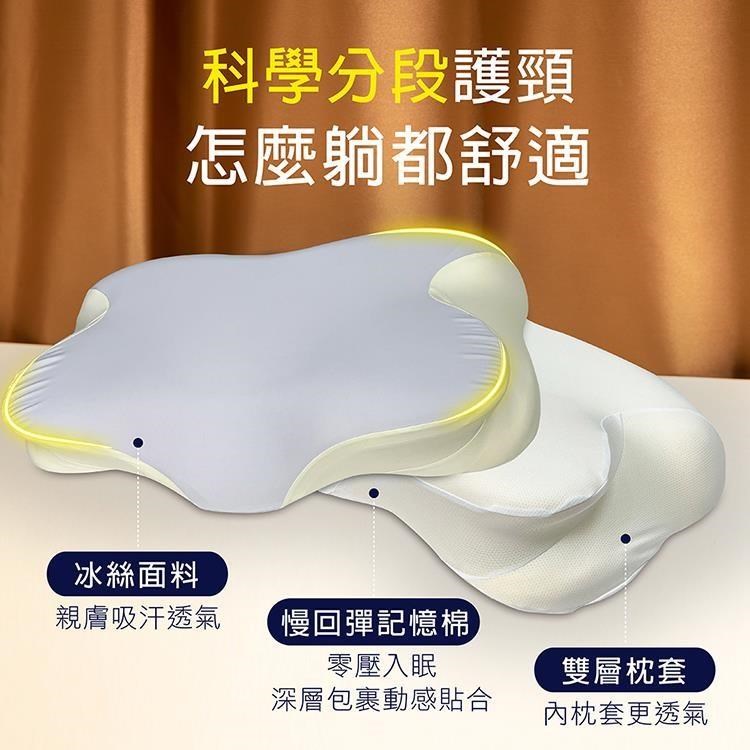 INDIAN 印地安 【Indian】3D釋壓樂眠蝴蝶冰涼枕(1顆)