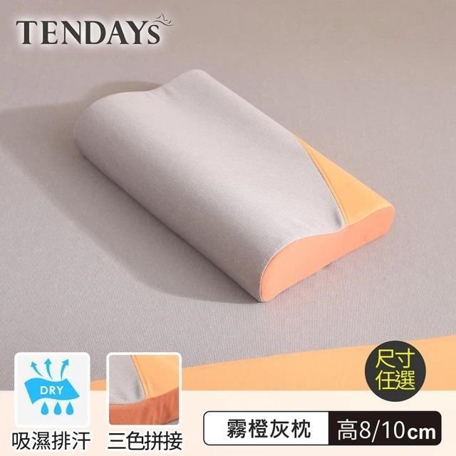 TENDAYS 玩色柔眠記憶枕 單入(霧橙灰 8/10cm任選)