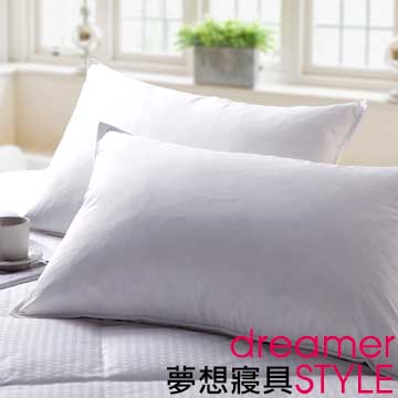 《dreamerSTYLE》優質10/90羽絨枕(1入)