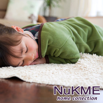 cottonfield 棉花田 【NuKME】兒童時尚多功能創意袖毯-森林綠