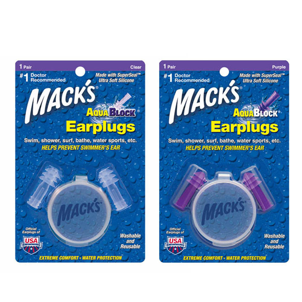 美國 Macks 游泳耳塞 美國國家游泳隊專用