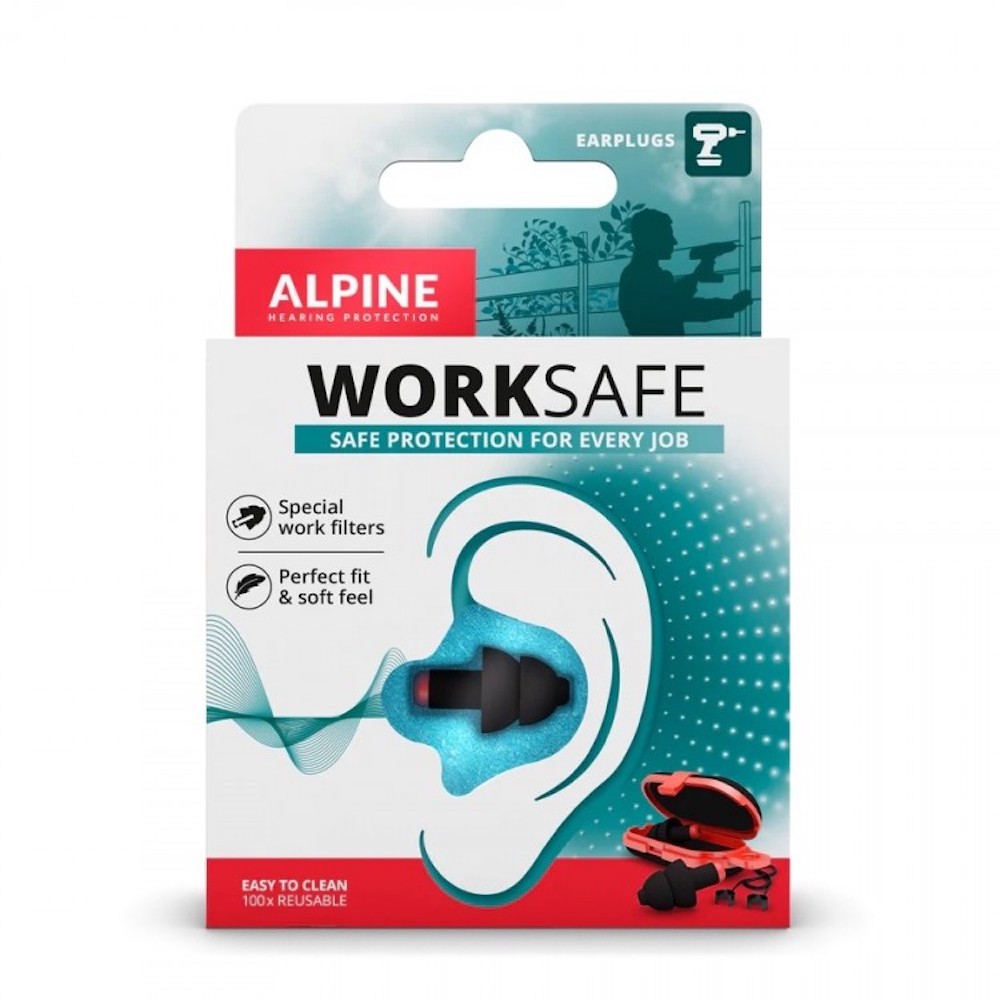 Alpine WorkSafe 荷蘭進口 頂級工作聽力保護耳塞 (全新公司貨)