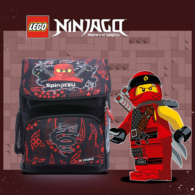 LEGO 樂高 書包Recruiter-紅忍者與龍 20069-1809