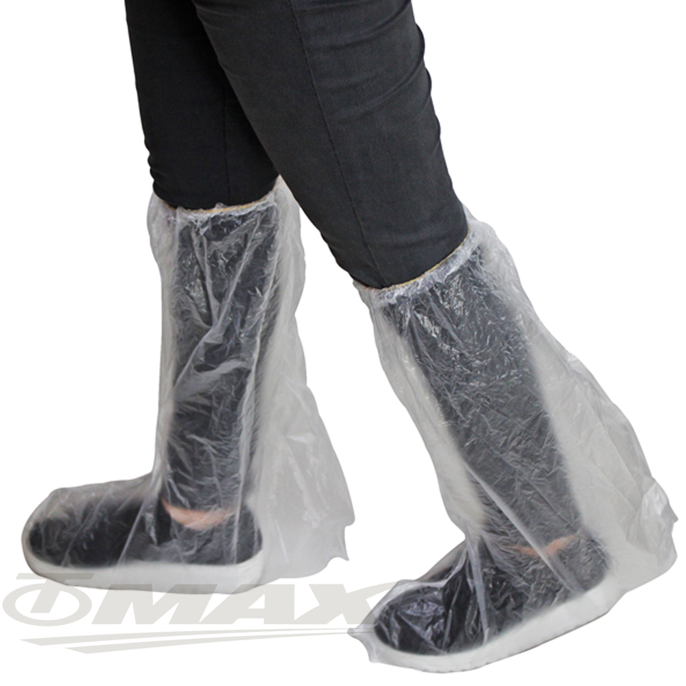 OMAX 透明通用型雨鞋套-12雙(6包)