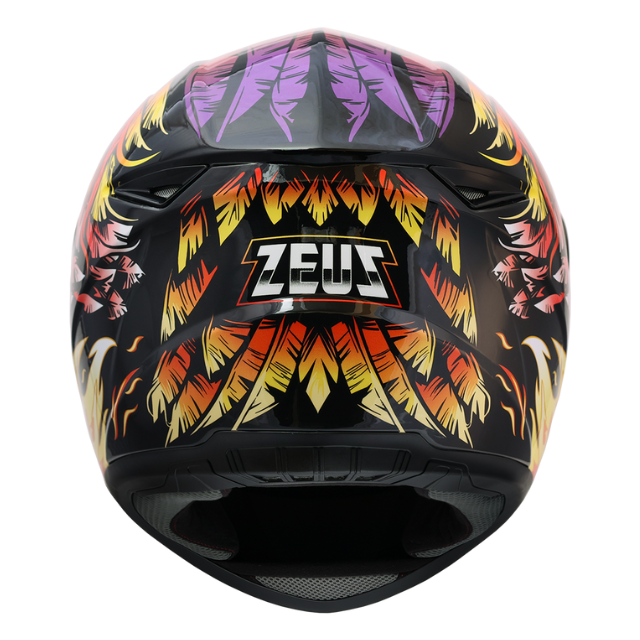 【すずめ】 ZEUS 瑞獅ZS-811 AL63 神獸-朱雀(黑/紅) 全罩式安全帽- PChome 24h購物