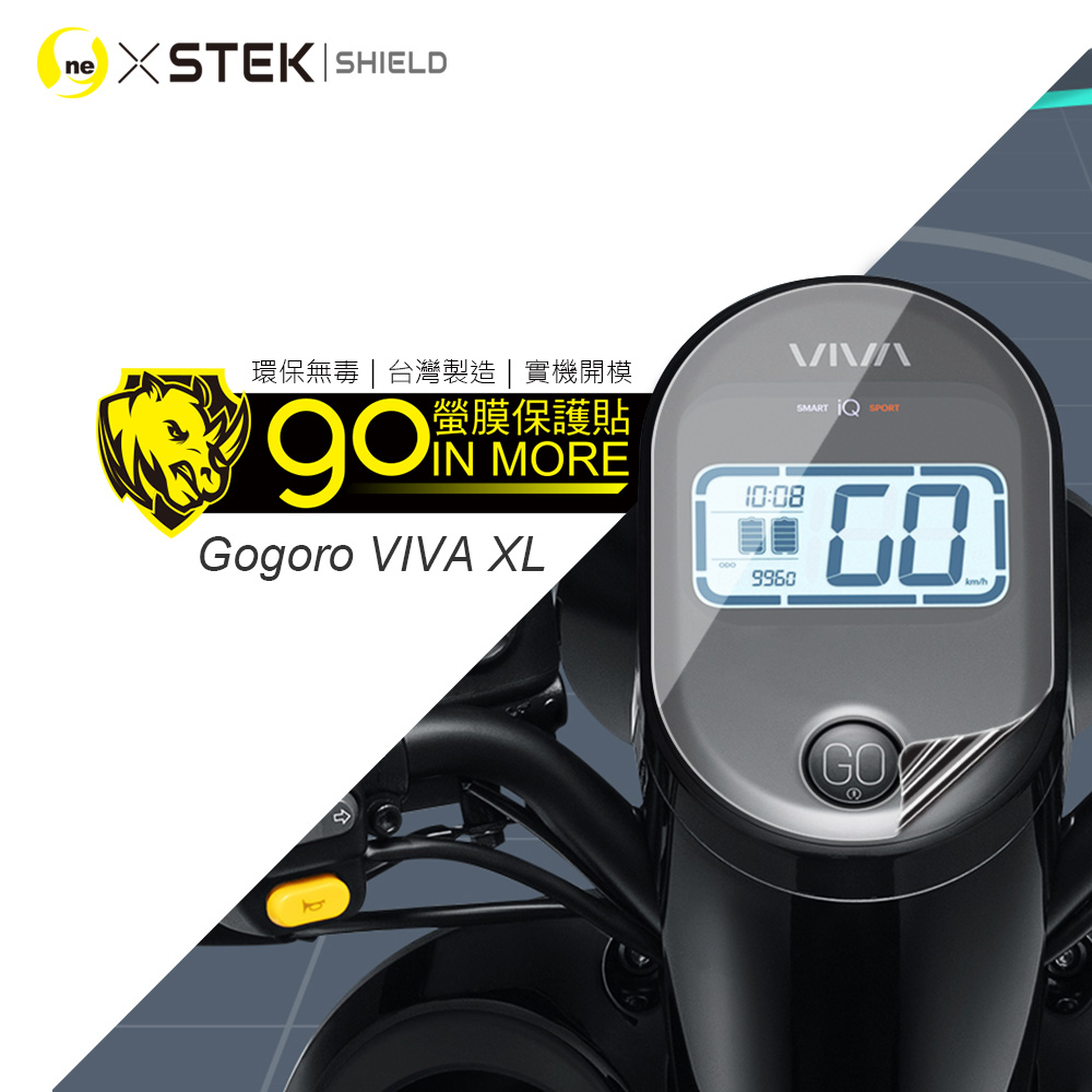 Gogoro VIVA XL 儀錶板保護貼!頂級精品汽車界包膜原料犀牛皮使用更高級+更美觀+更好貼