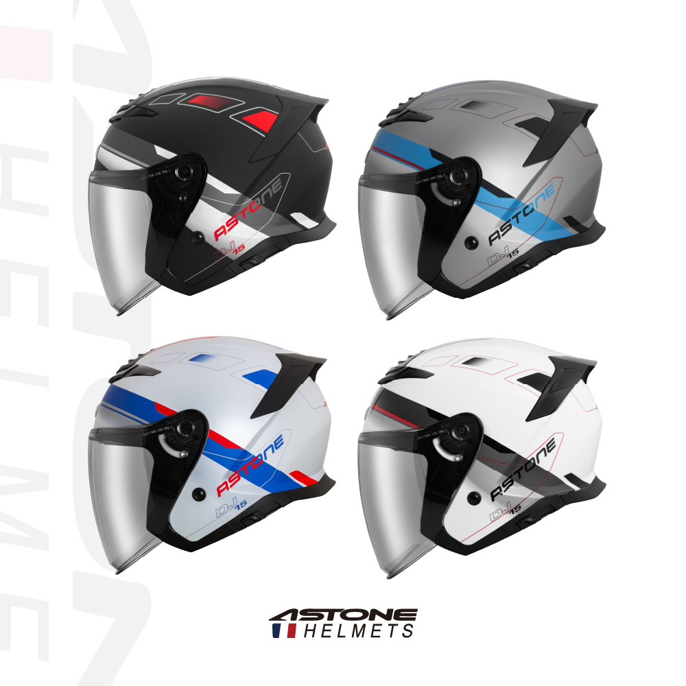 ASTONE DJ15 XA2 半罩式安全帽 3/4罩安全帽 內藏式太陽眼鏡