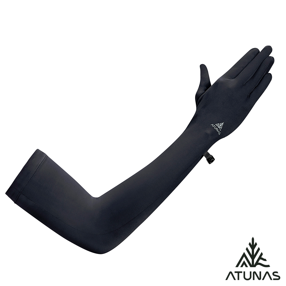 ATUNAS 歐都納 防曬長袖手套/機車手套1A1AGHH02N黑/通勤防曬/戶外防曬配件