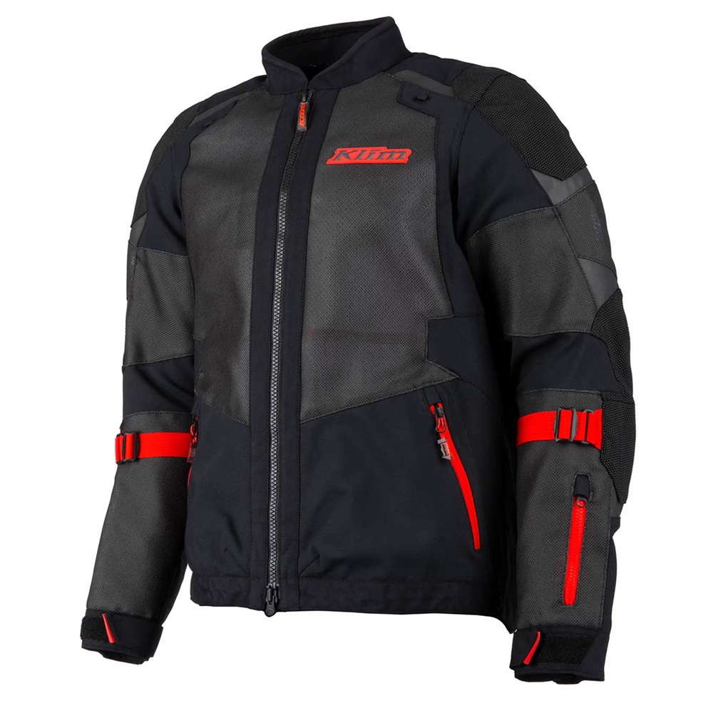 Klim 【美國KLIM】BAJA S4 二代透氣網眼通風D3O防摔衣 Black - Fiery Red
