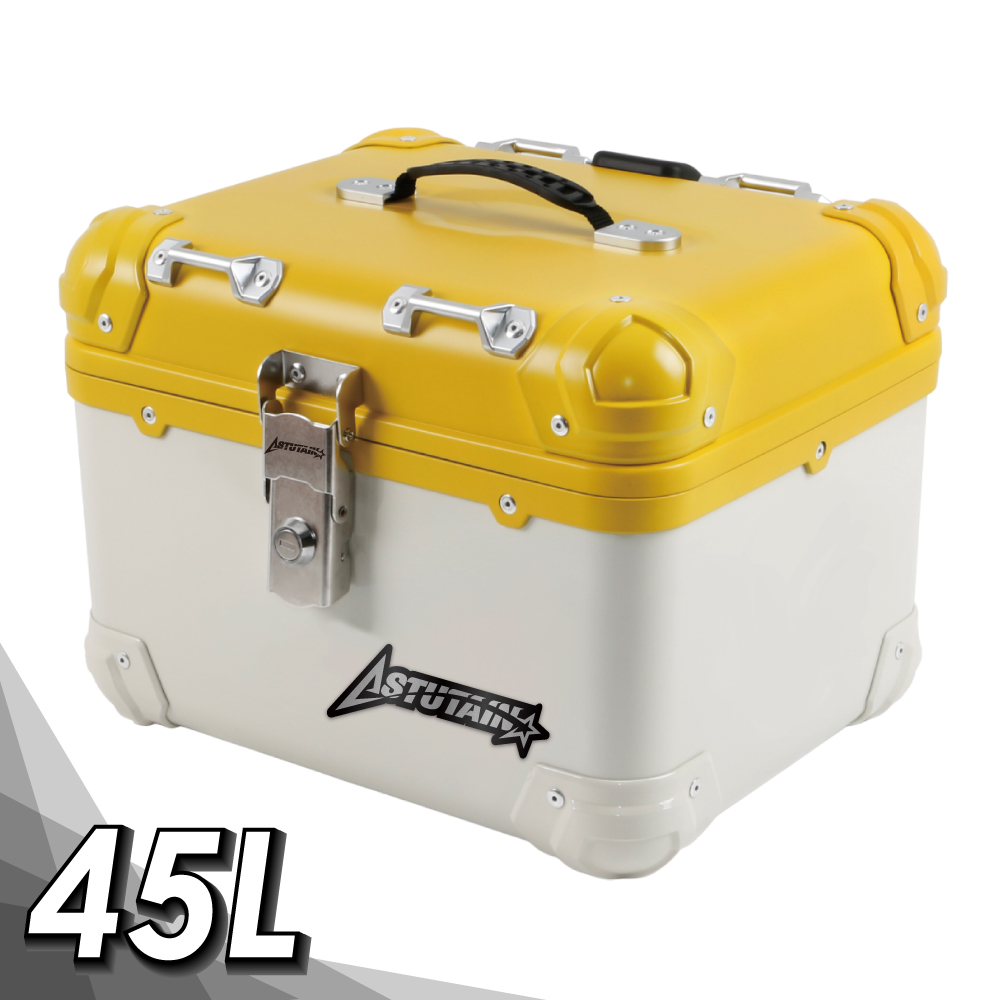 Astutain 阿斯圖坦【Astutain】阿斯圖坦45L 塑合金烤漆車尾箱機車後箱
