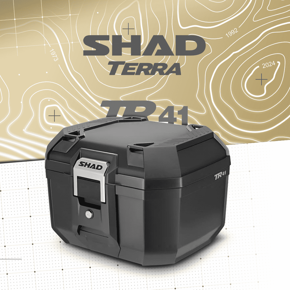 SHAD TR41後箱 黑色 SHAD置物箱 摩托車置物箱首選 機車後箱 機車後備箱 機車置物箱 行李箱【西班牙進口】
