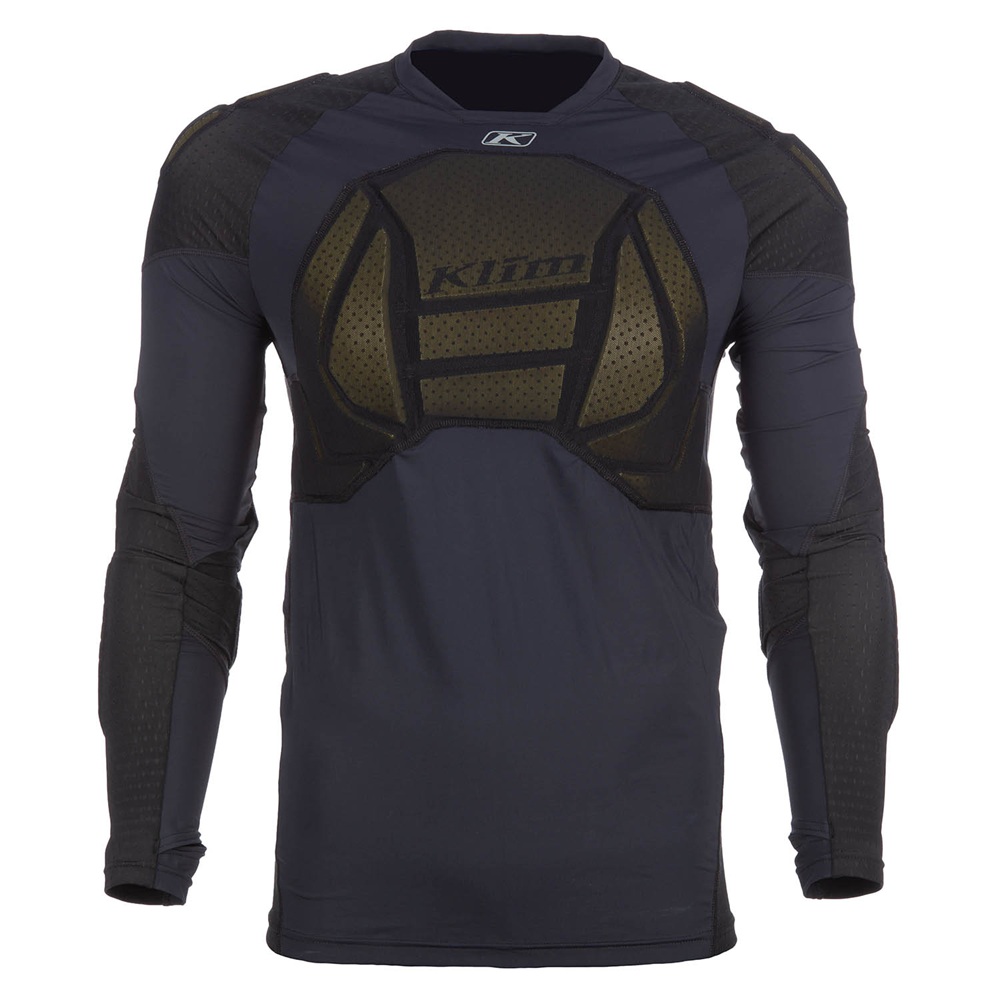 Klim 【美國KLIM】TACTICAL LS PORON XRD 涼感網狀抗衝擊內著 上衣 黑色