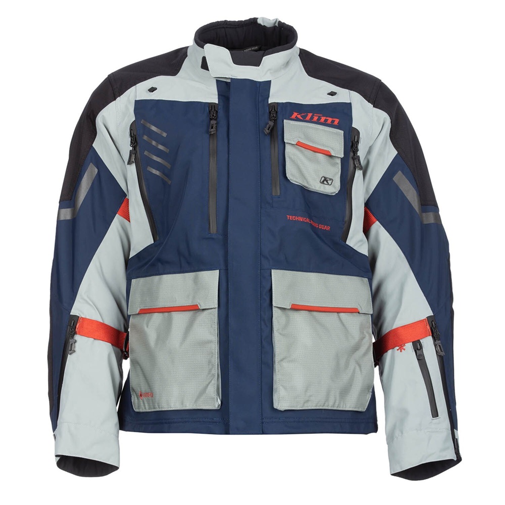 Klim 【美國KLIM】CARLSBAD GORE-TEX 防水防摔衣 Dress Blues - Red Oxide