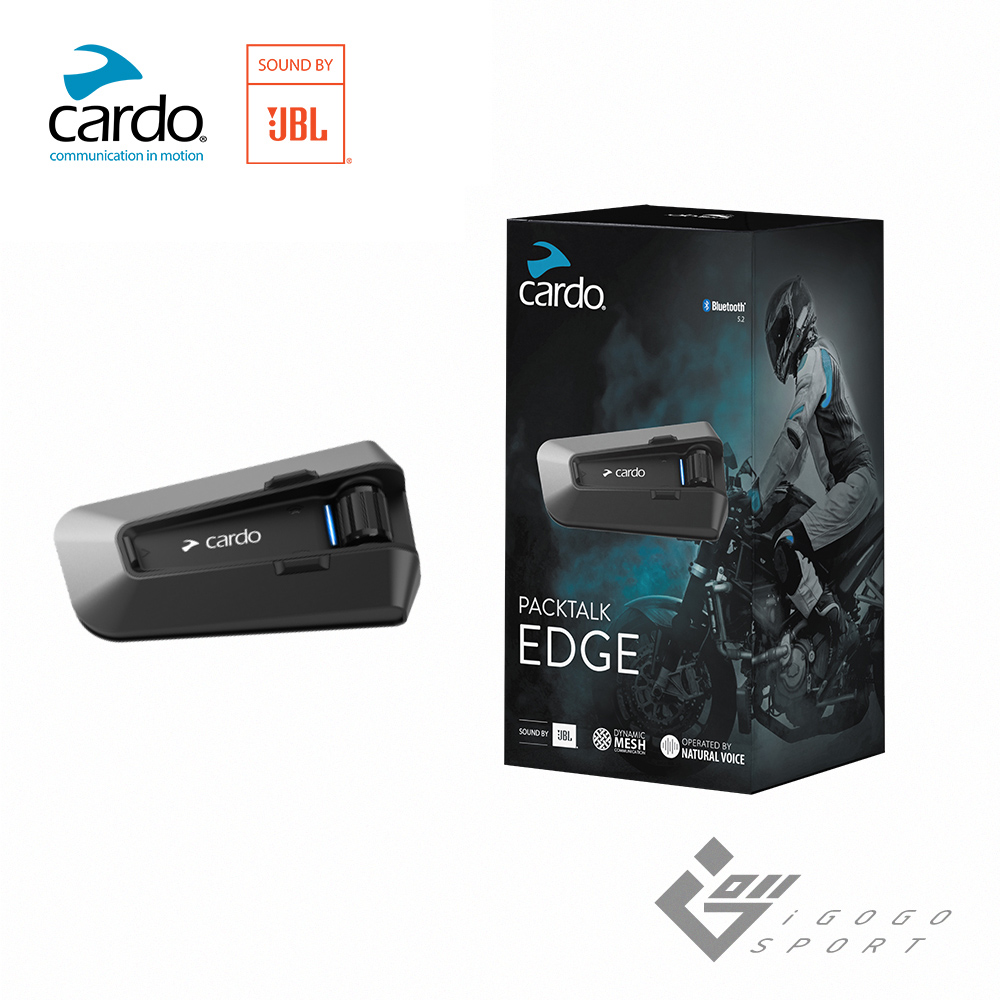 Cardo PACKTALK EDGE 安全帽通訊藍牙耳機 (單入組)（其他規格）