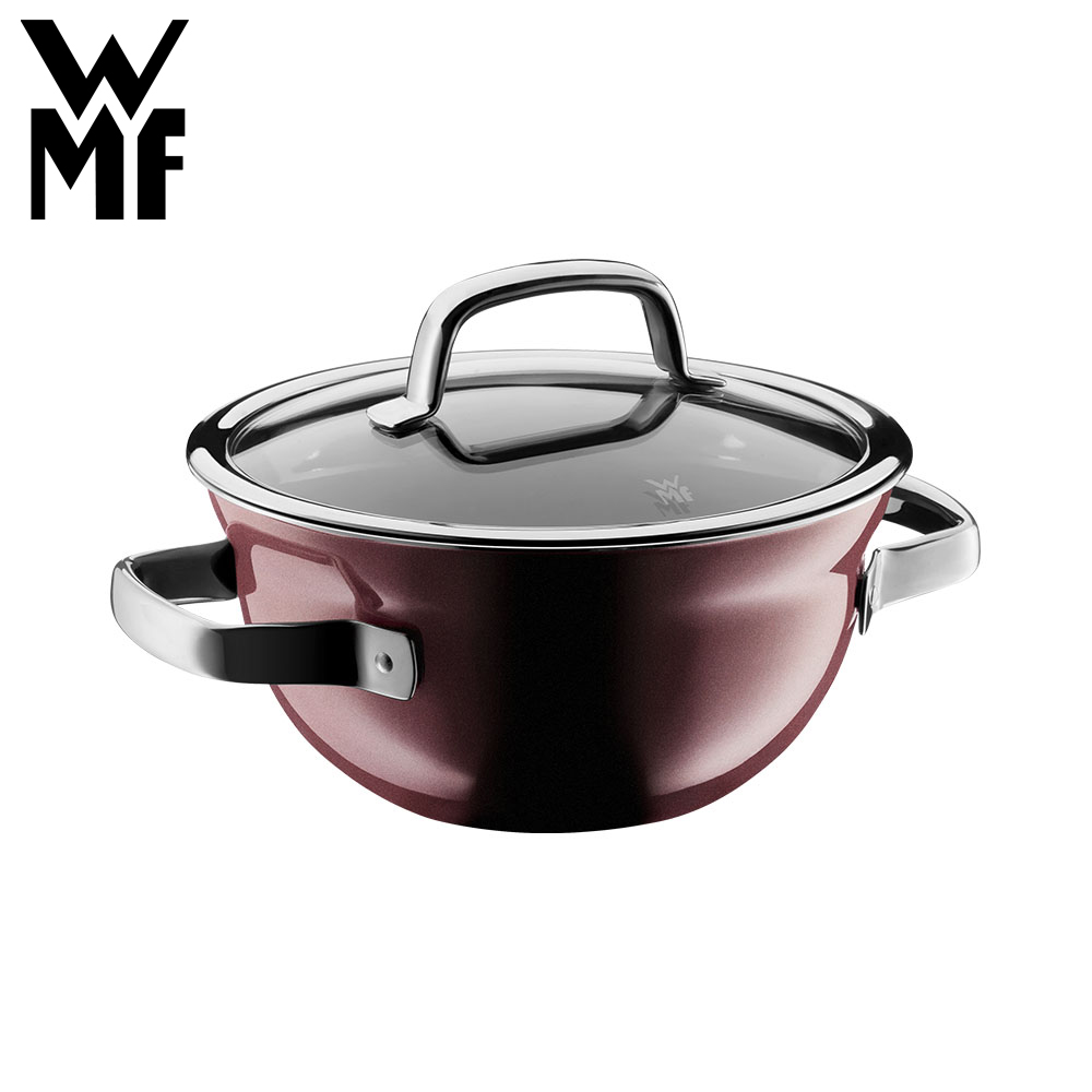 WMF 德國製 Fusiontec Mineral 調理鍋 20cm 2.3L (玫瑰金色)▼贈竹韌砧板