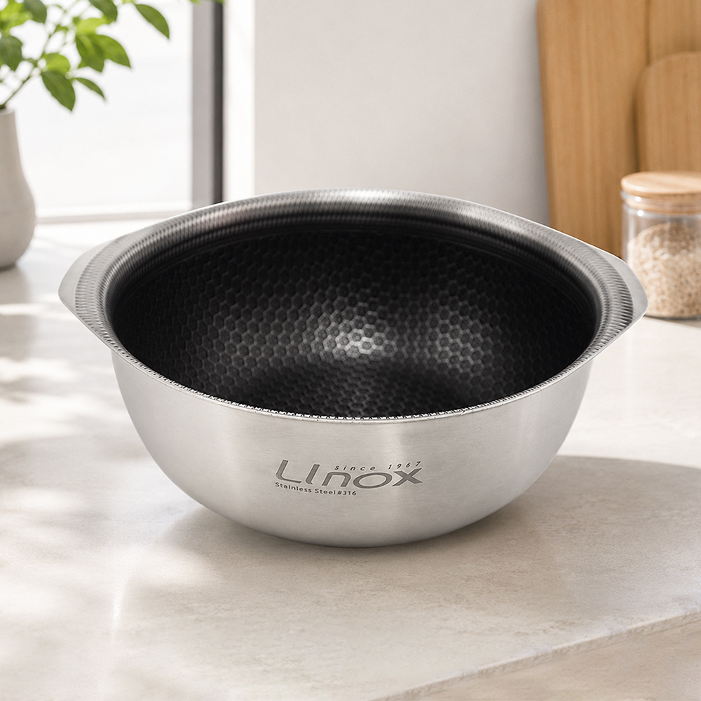 一品川流 LINOX 316不鏽鋼懸浮氣膜不沾鍋-小-20cm-2入