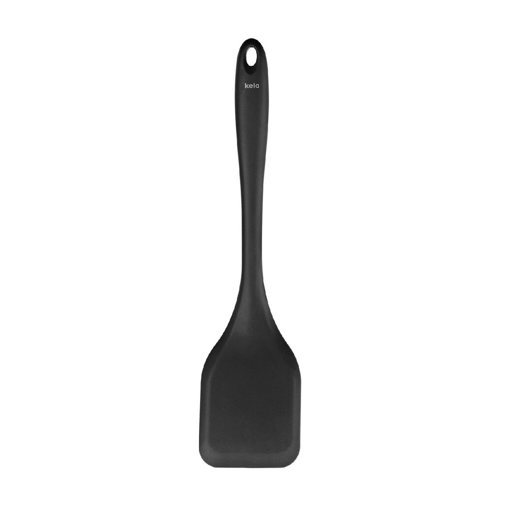 KELA 德國 Tom不沾鍋矽膠鍋鏟(黑寬7cm) / 炒菜鏟 可機洗 洗碗機可洗
