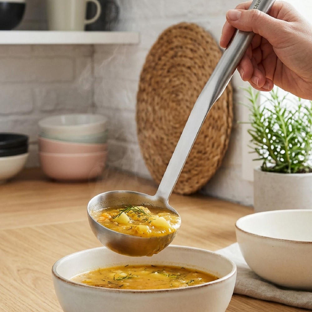 KitchenAid 美國 Premium不鏽鋼湯杓(31cm) / 湯勺 料理匙 攪拌杓 攪拌勺 304不鏽鋼 可機洗 洗碗機可洗