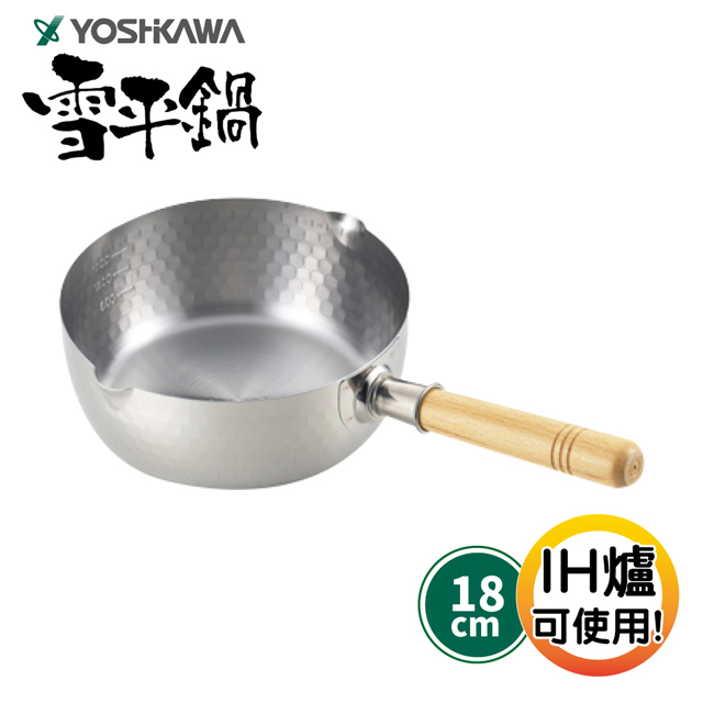 種類豊富な品揃え 竹井器物製作所 TKS PC柄三層鋼雪平鍋 目盛付 22cm TKS PC柄三層鋼雪平鍋 (目盛付) 18cm