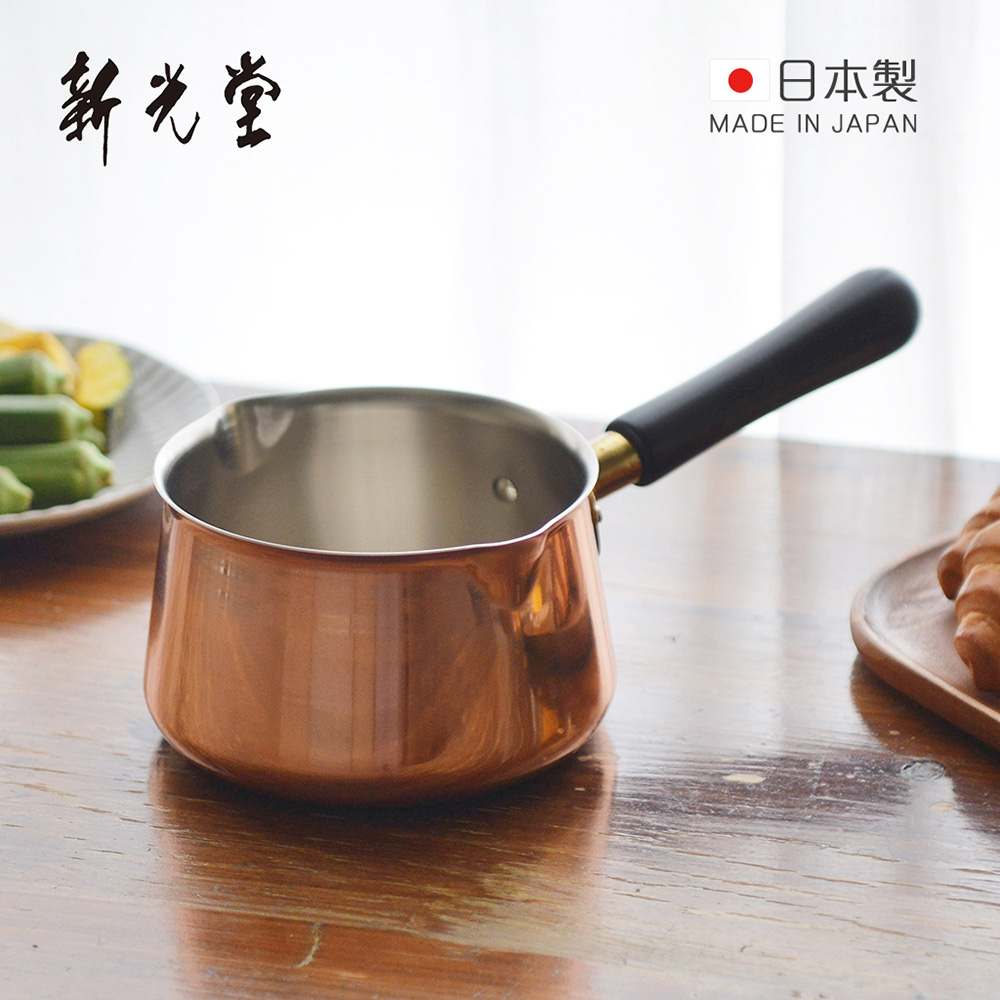 新光金属 銅鍋 片手鍋 21cm にくかっ