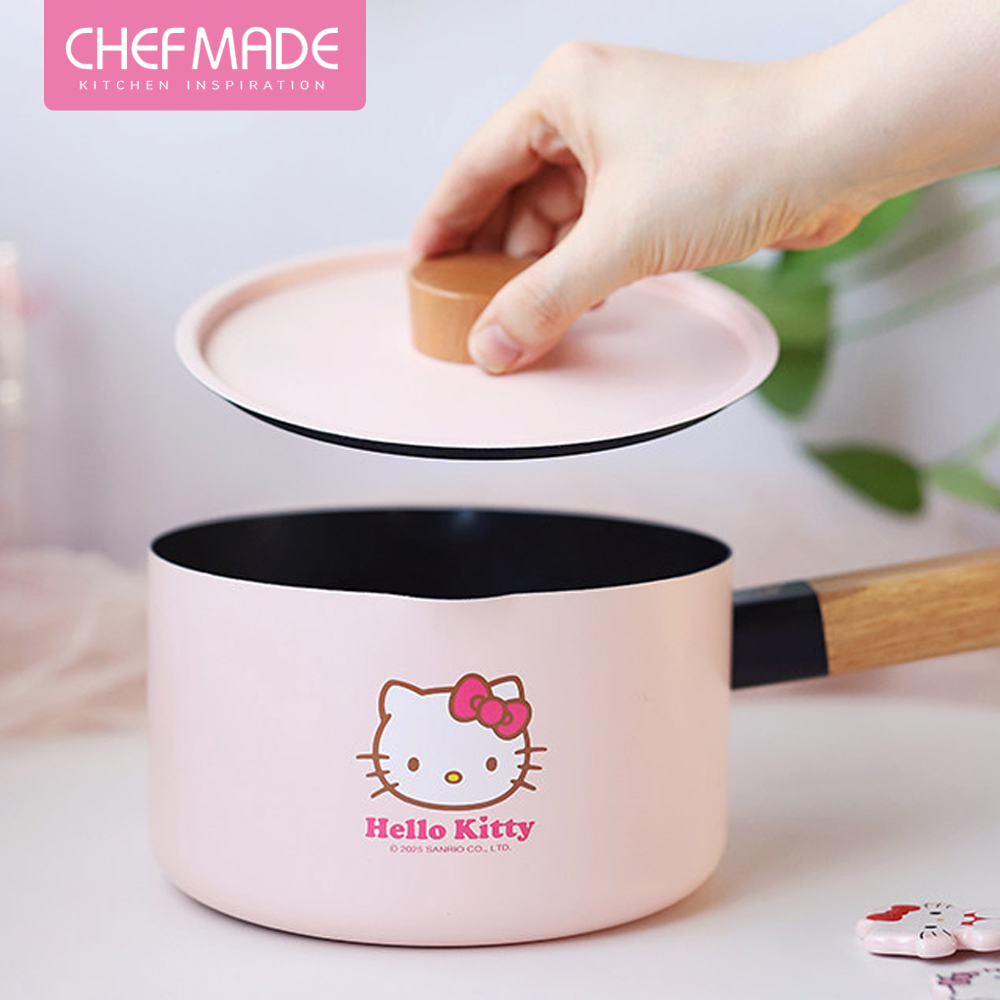 Chefmade Hello Kitty 凱蒂貓造型 不沾單柄牛奶鍋(CM141)