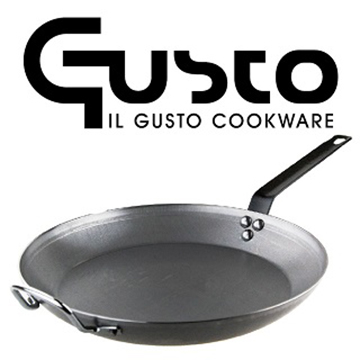 【GUSTO】32cm 商用碳鋼平底鍋