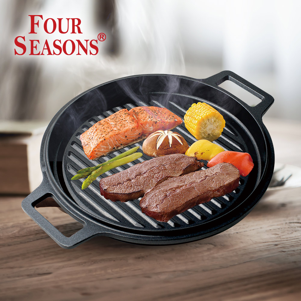 韓國FourSeason SmartLiving系列 不沾波浪燒烤盤