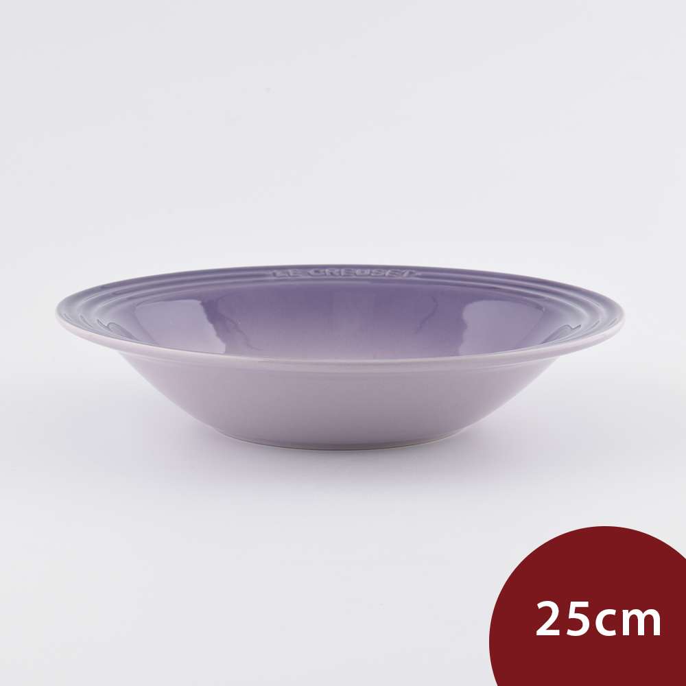 LE CREUSET 東京款義大利麵盤 餐盤 深盤 圓盤 25cm 藍鈴紫