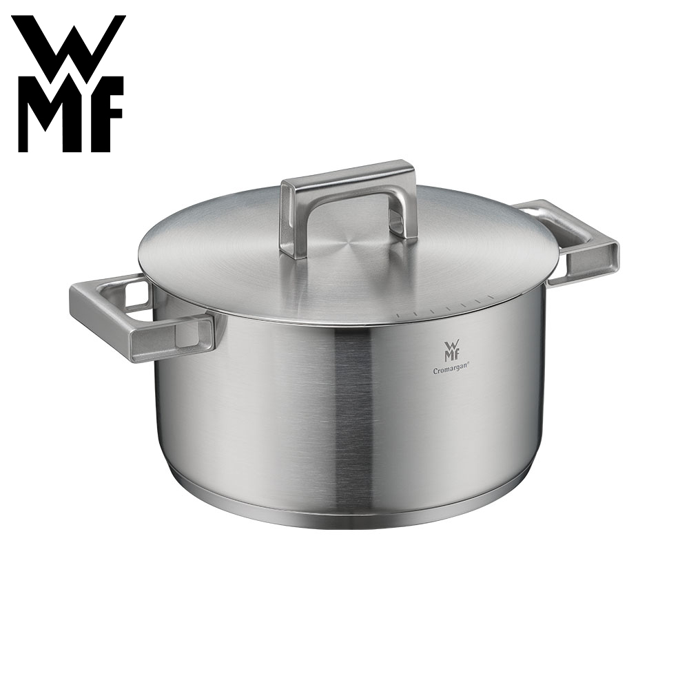 WMF Ultimate Cool 高身湯鍋 24cm 5.7L▼贈Sistema密封保鮮盒1.9Lx2+4Lx2