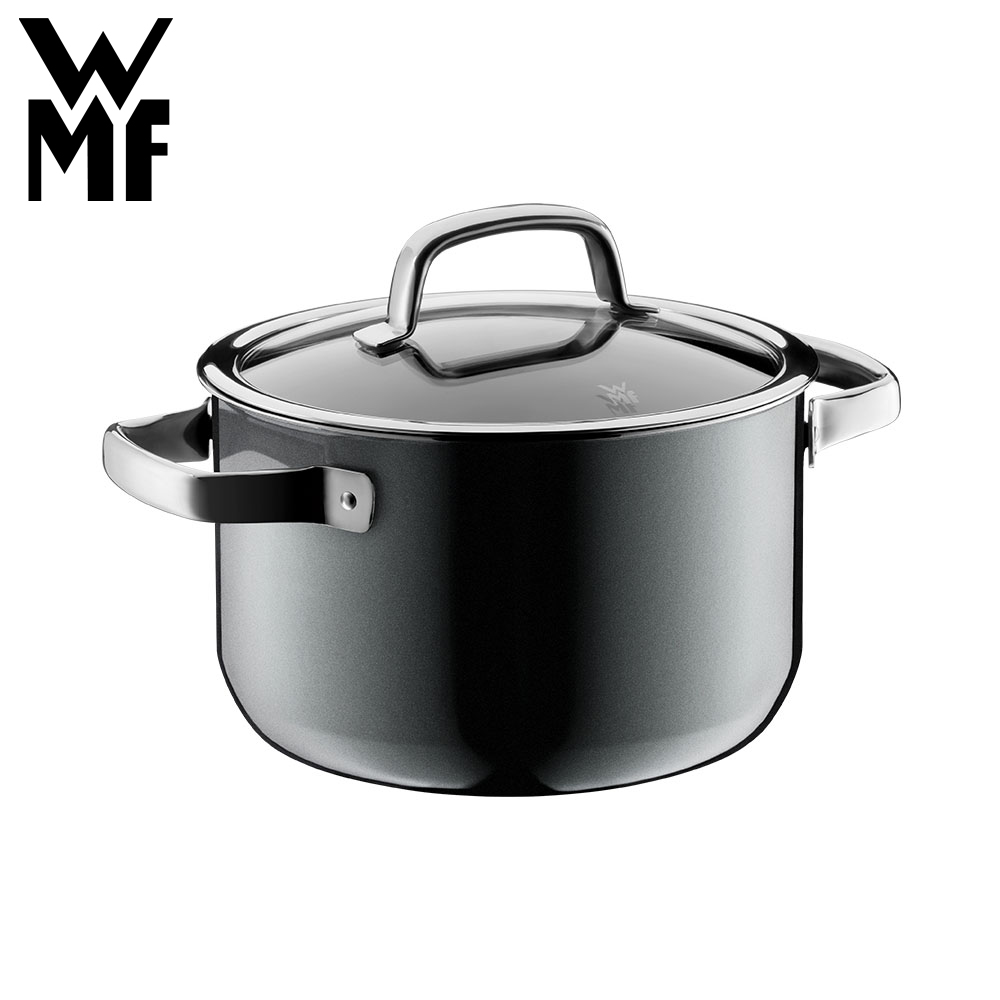 WMF FUSIONTEC MINERAL 高身湯鍋 20CM 3.7L (鉑金色)▼贈Sistema密封保鮮盒1.9Lx2+4Lx2