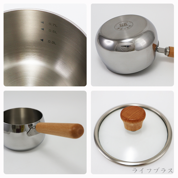一品川流A-OK 316不鏽鋼藍寶石片手鍋-12cm-2支(附鍋蓋) - PChome 24h購物