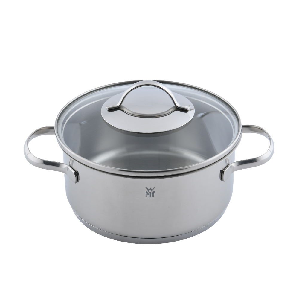 新品 WMF Provence Plus 深鍋20cm 蓋付 WMF PROVENCE PLUS 德國316 不鏽鋼矮身湯鍋(含蓋) 20cm 2.5L 湯鍋燉鍋