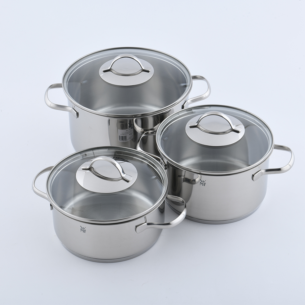 新品 WMF Provence Plus 深鍋20cm 蓋付 WMF PROVENCE PLUS 德國316 不鏽鋼矮身湯鍋(含蓋) 20cm 2.5L 湯鍋燉鍋