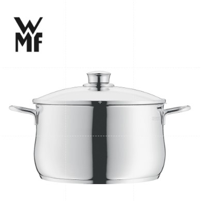 WMF Diadem Plus 德國316 不鏽鋼高身湯鍋3入組含蓋(16,20,24cm) 湯鍋燉