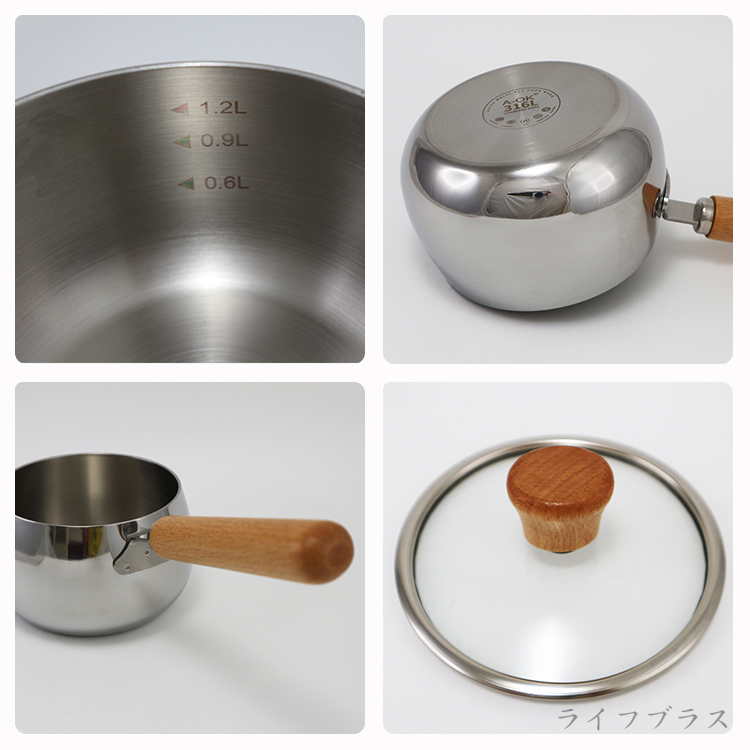 一品川流A-OK 316不鏽鋼藍寶石片手鍋-14cm (附鍋蓋) - PChome 24h購物