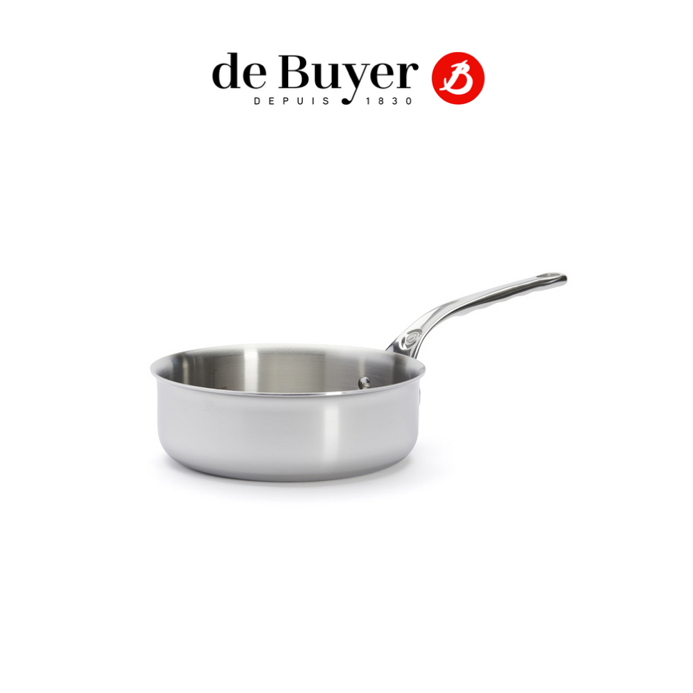 de Buyer 畢耶 法國 Affinity系列 5層複合不鏽鋼 單柄主廚鍋20cm(不含鍋蓋)